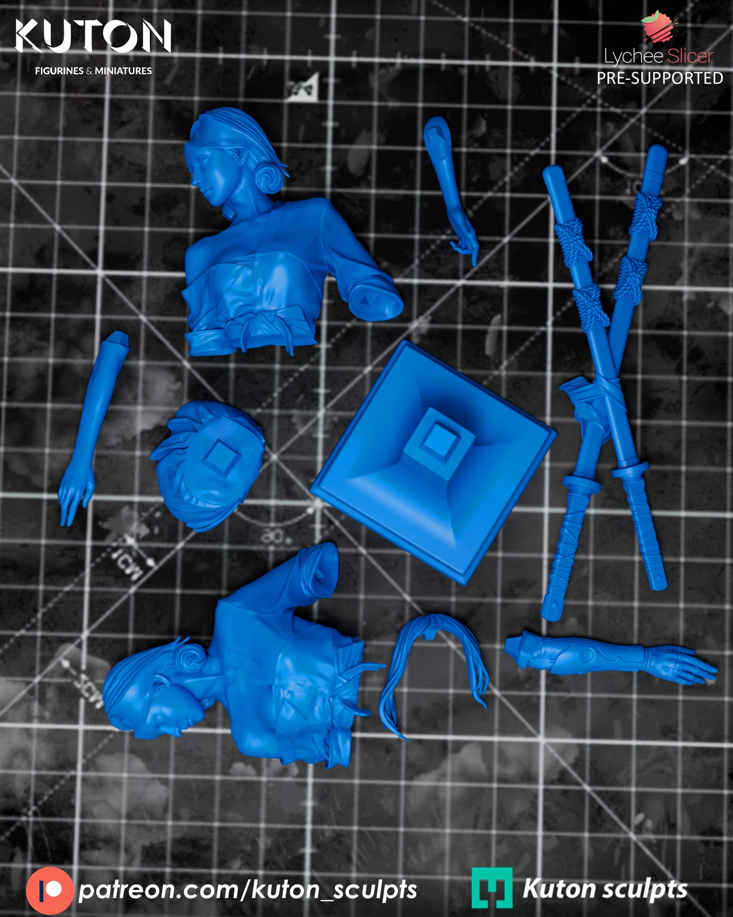 Kira Mekai - 3D Printed Model Kit - 1:10 Scale