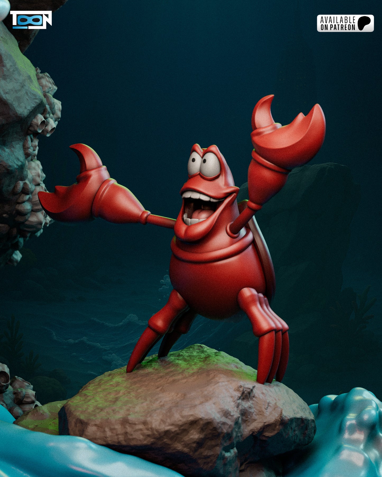Ariel - Little Mermaid - 3D Printed Statue Model Kit - 6 Scale