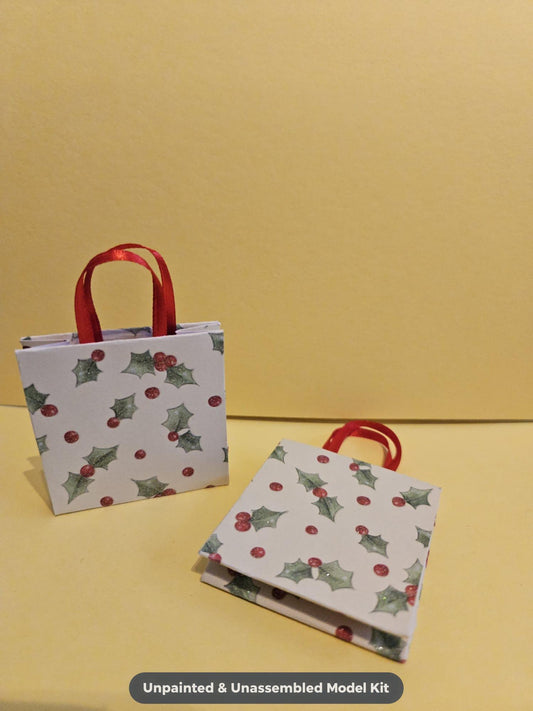 2 X Dolls Paper Shopping / Gift Bags, Barbie / Sindy 6th Scale Size