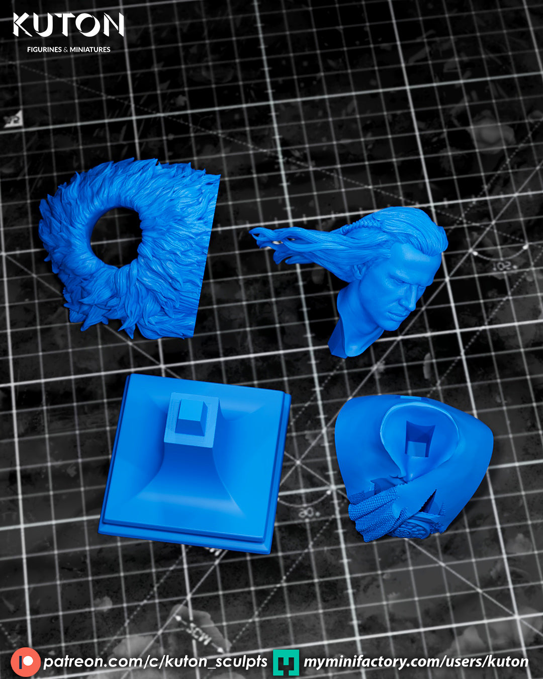 Connor MacLeod (Highlander) - 3D Printed Model Kit - 1:10 Scale