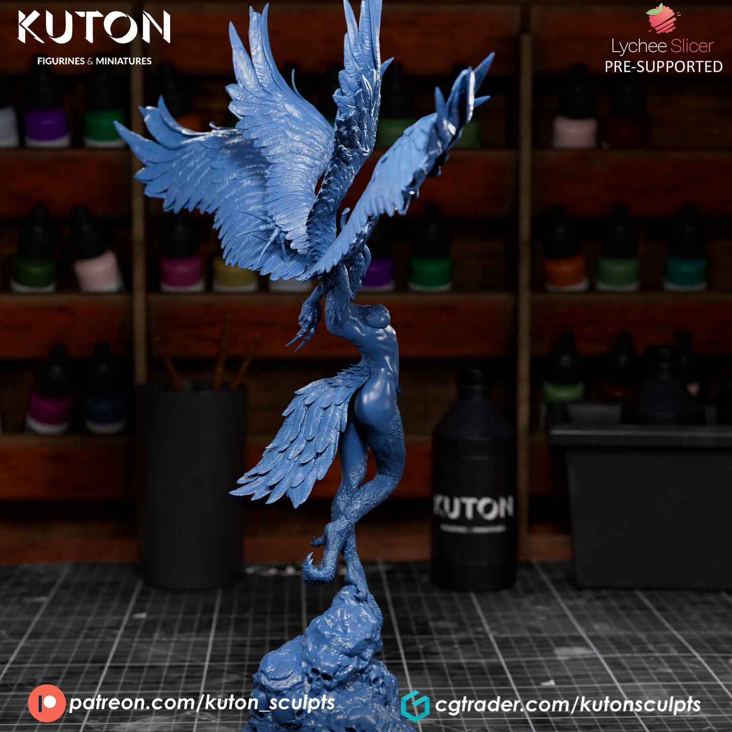 Serine Statue - 1/11 scale - 3D Print Kit