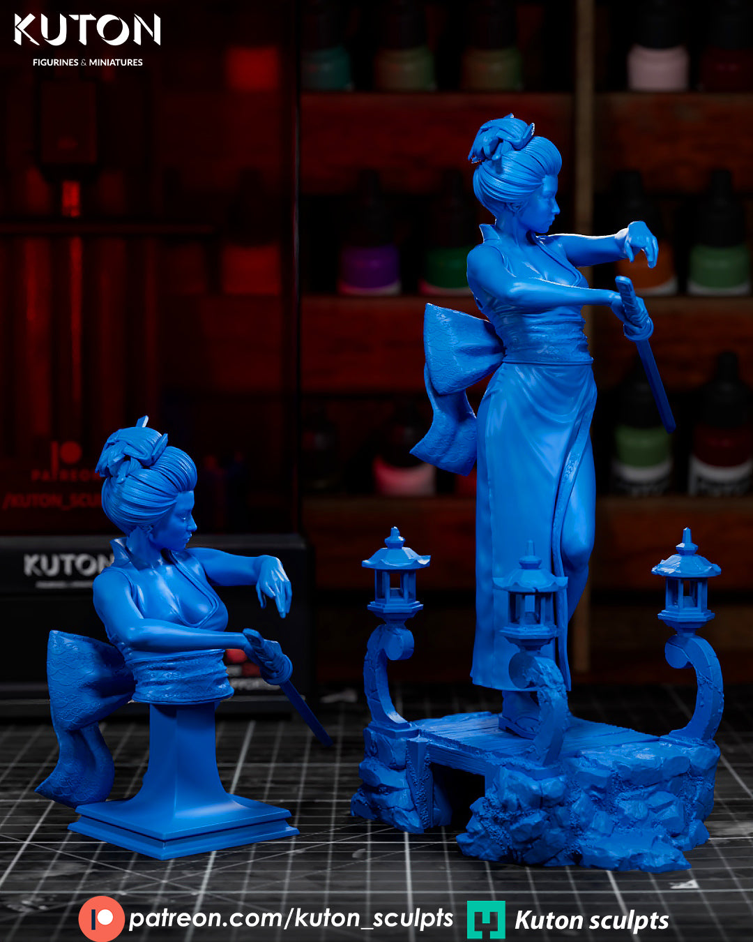 Hoshiko 3D Printed Model Statue / Bust 10 Scale