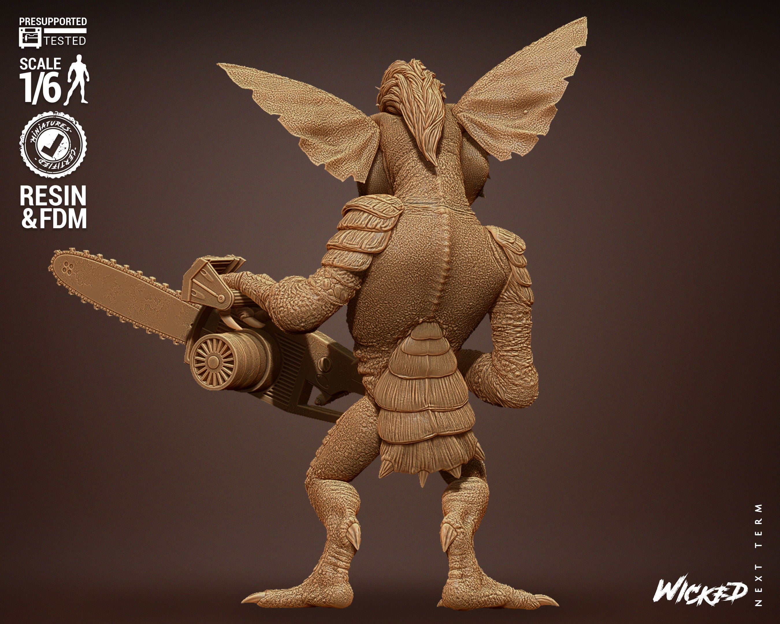 Gremlins Stripe 3D Printed Model Kit - 154mm 6 scale