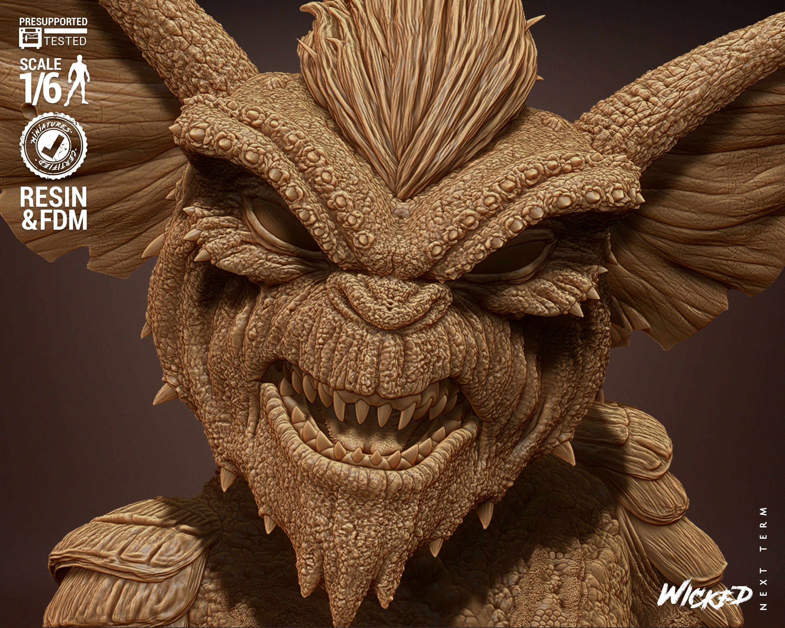 Gremlins Stripe 3D Printed Model Kit - 154mm 6 scale