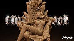 Emma Frost Snow Queen Statue - 6 or 12 scale (420mm or 210mm) 3D Printed Fan Art