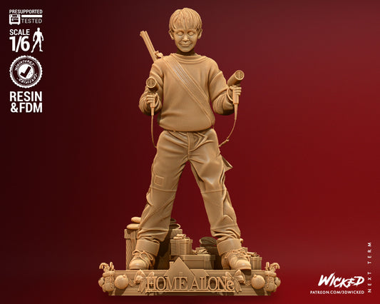 Home Alone - Kevin - 3D Printed Model Kit 6 Scale 12 Scale