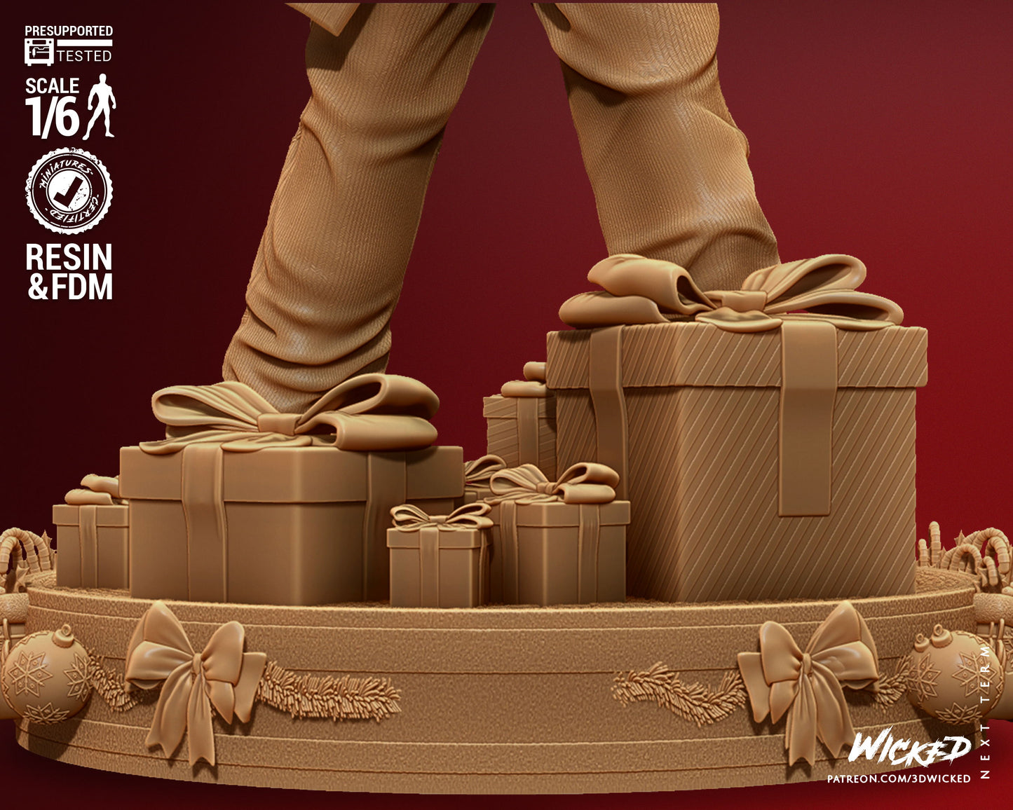 Home Alone - Kevin - 3D Printed Model Kit 6 Scale 12 Scale