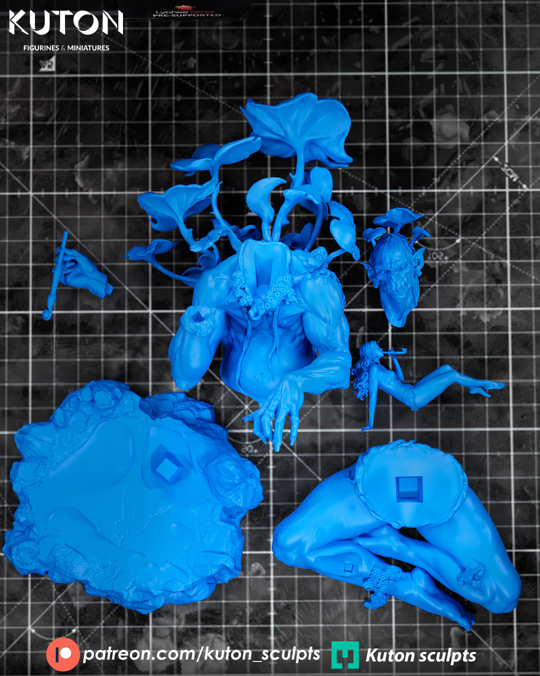 Forest Consort (Kuton Original) - 3D Printed Model Kit