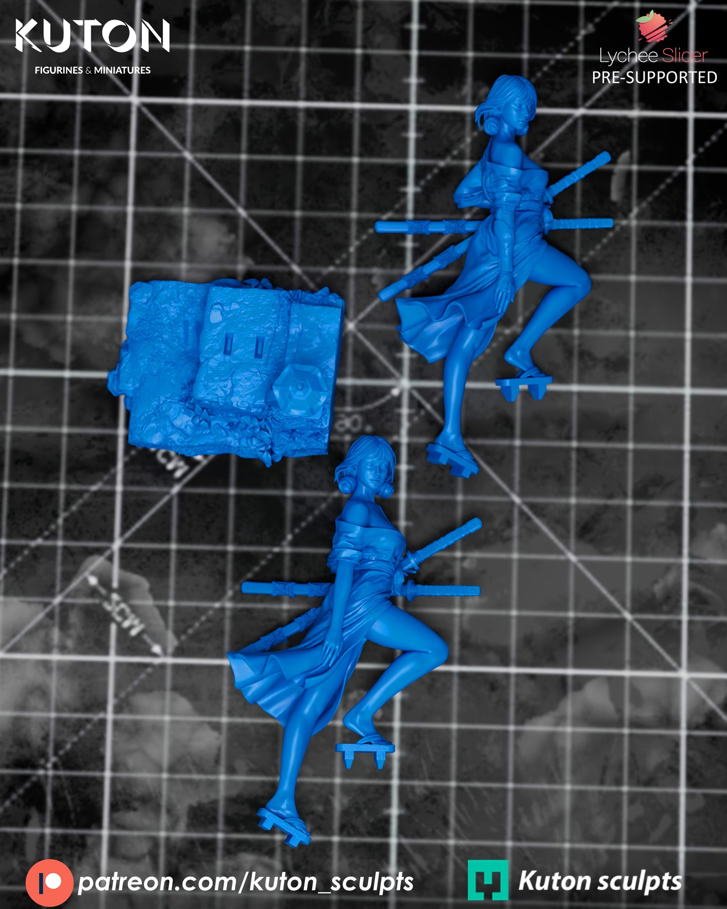 Kira Mekai - 3D Printed Model Kit - 1:10 Scale