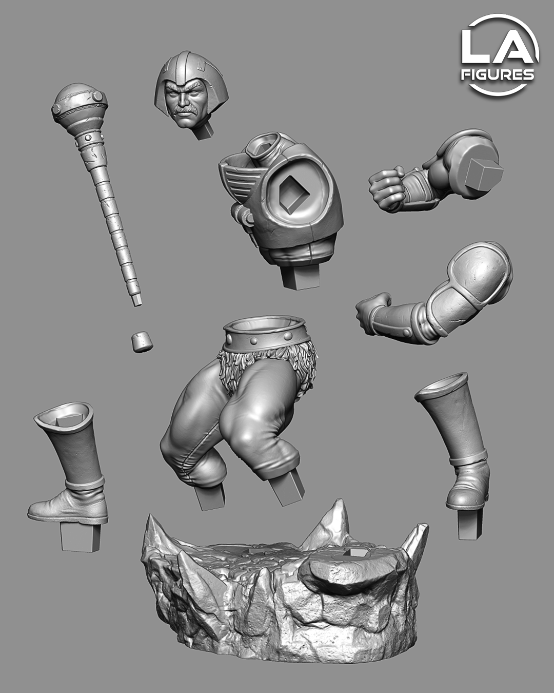 Man at Arms (He-Man) Statue - Fan Art 12/10/8/6 scale - 3D Print