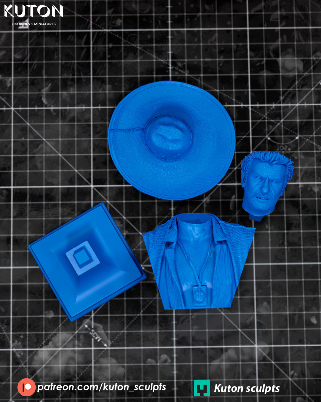 The Ugly Tuco Ramirez - The Good The Bad and The Ugly - 3D Printed Model Kit