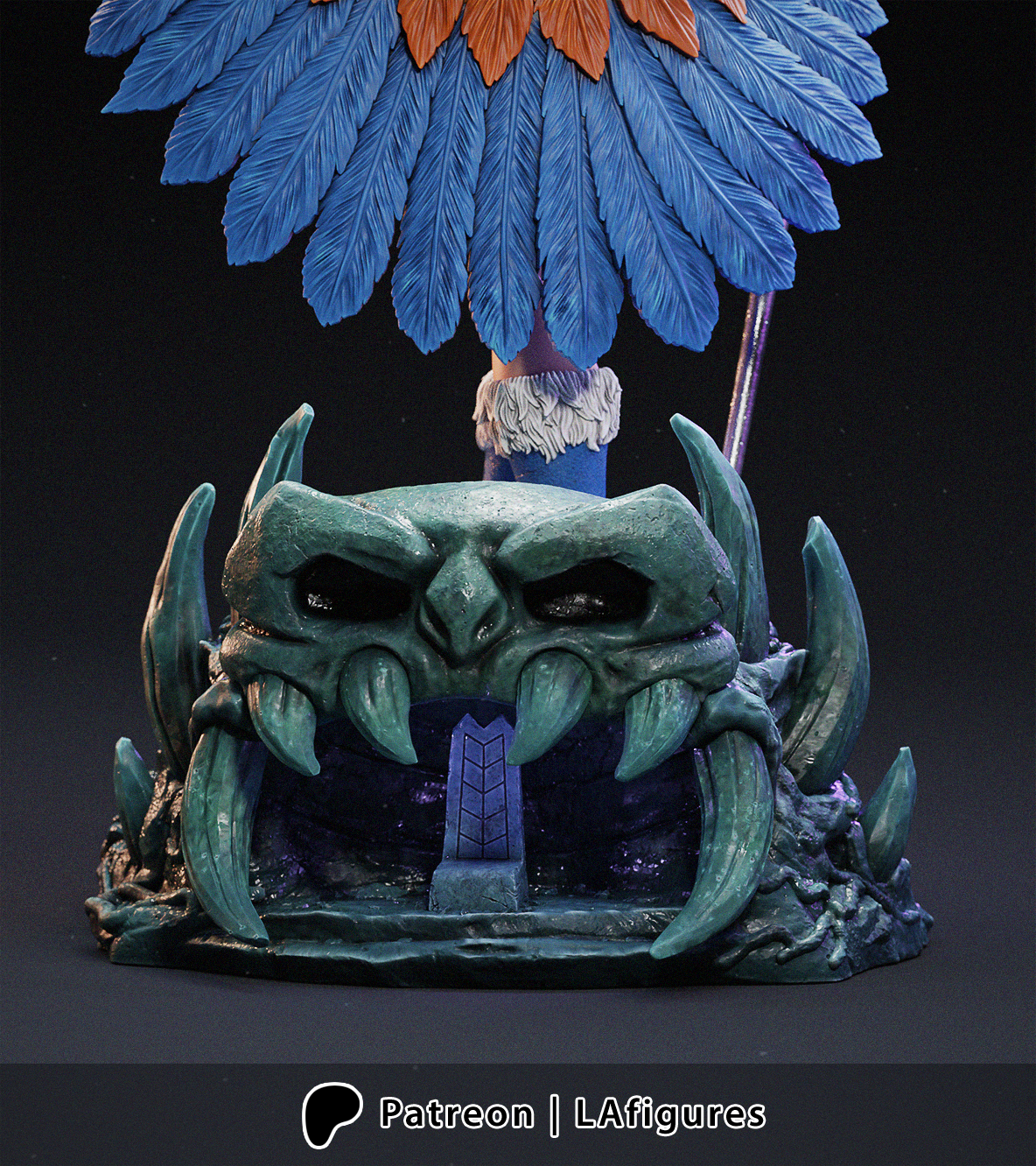 Sorceress Statue - 1:10 - 3D Print Fan Art Model Kit