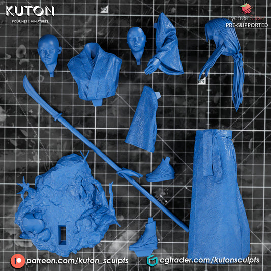 Ready to Post -1:10 - Lady Toda Mariko  - Unpainted and Unassembled