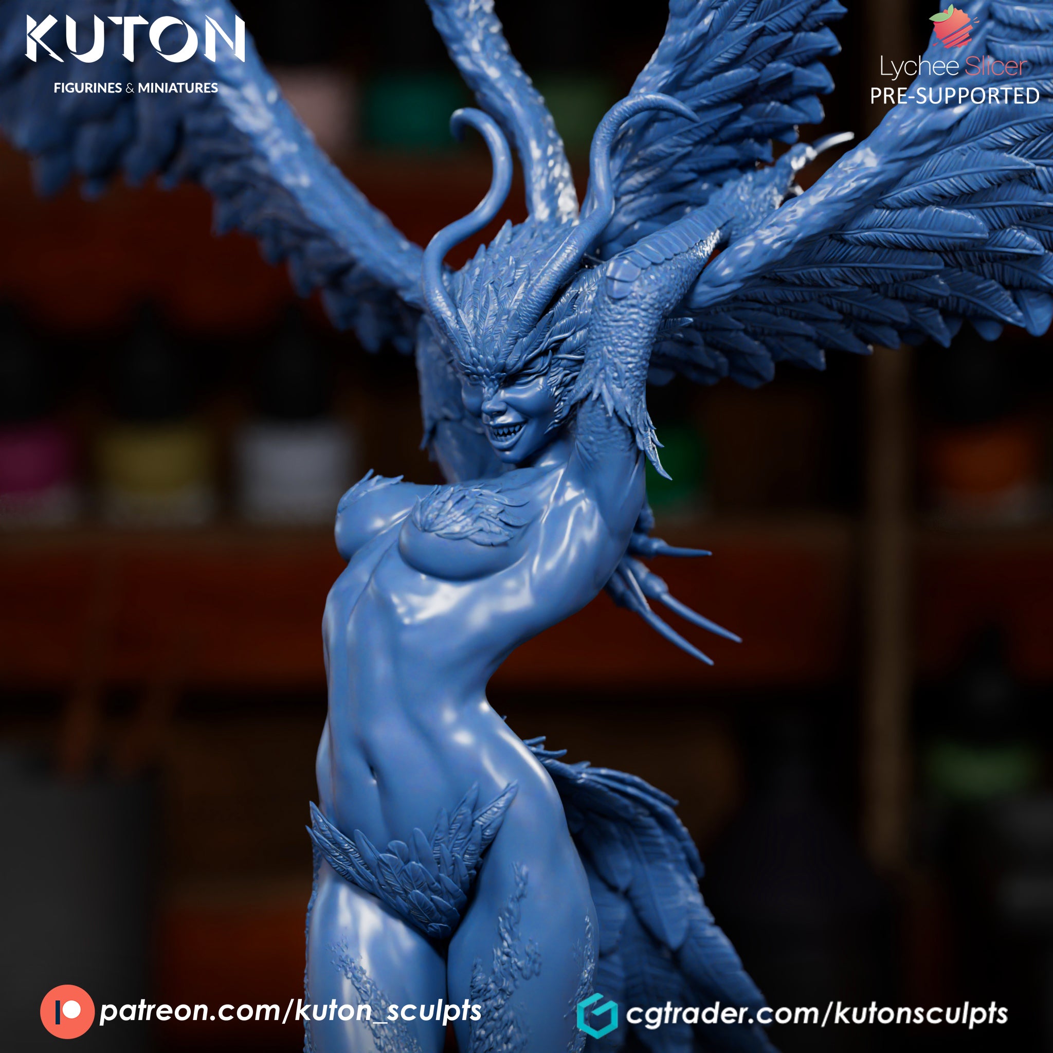 Serine Statue - 1/11 scale - 3D Print Kit