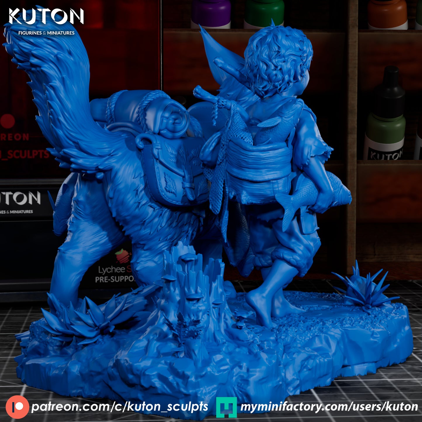 Wayferers 3D Printed Statue - Miniature and 10 Scale available