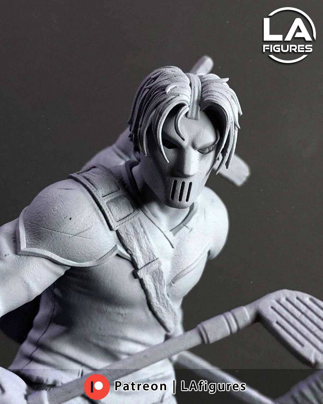 Casey Jones (TMNT) Statue - Fan Art 10 Scale (205mm) 3D Print Kit