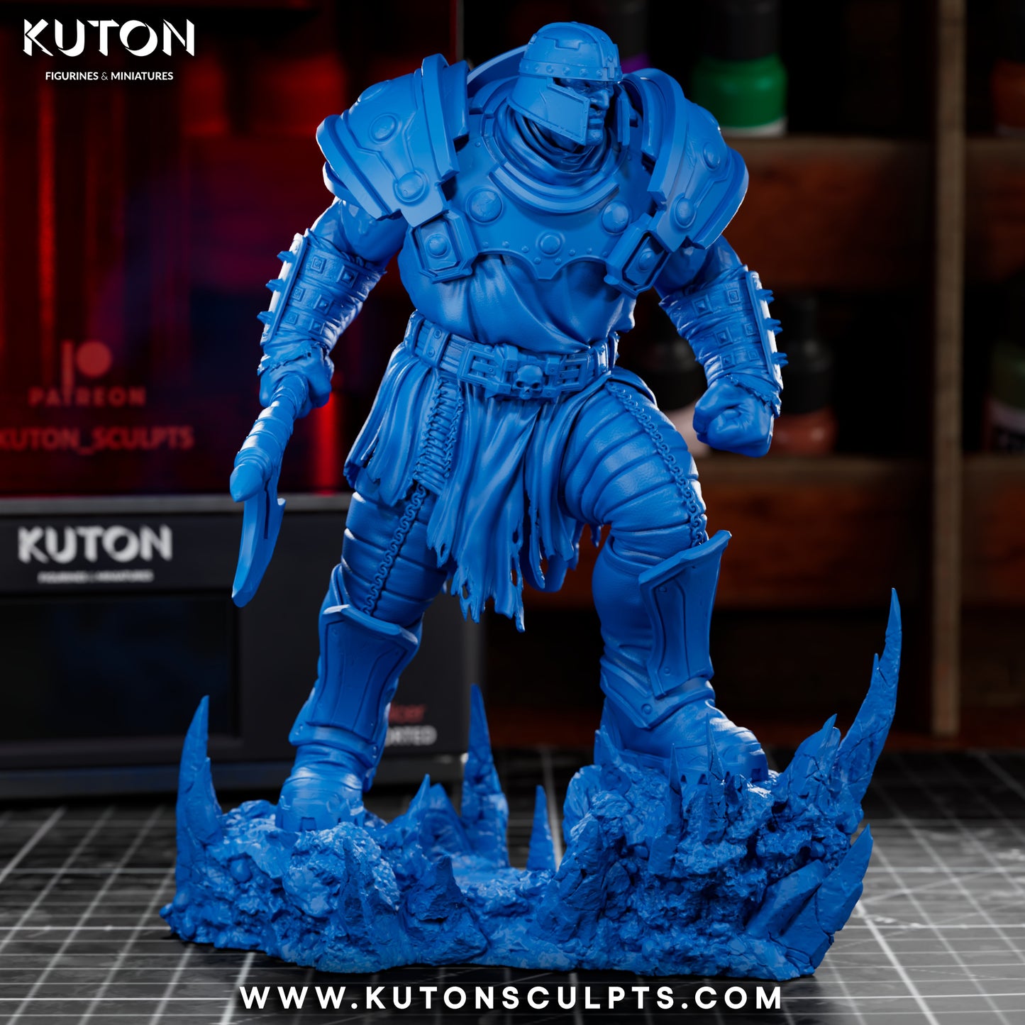 Ram Man - 3D Printed Statue / Bust 10 Scale Model Kit