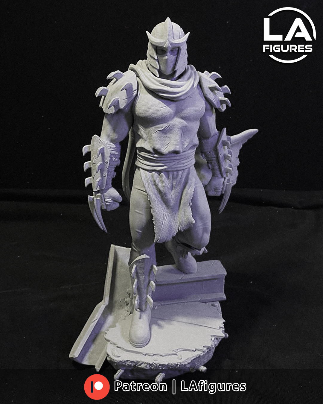 Shredder (TMNT) Statue - Fan Art 10 Scale (222mm) 3D Print Kit