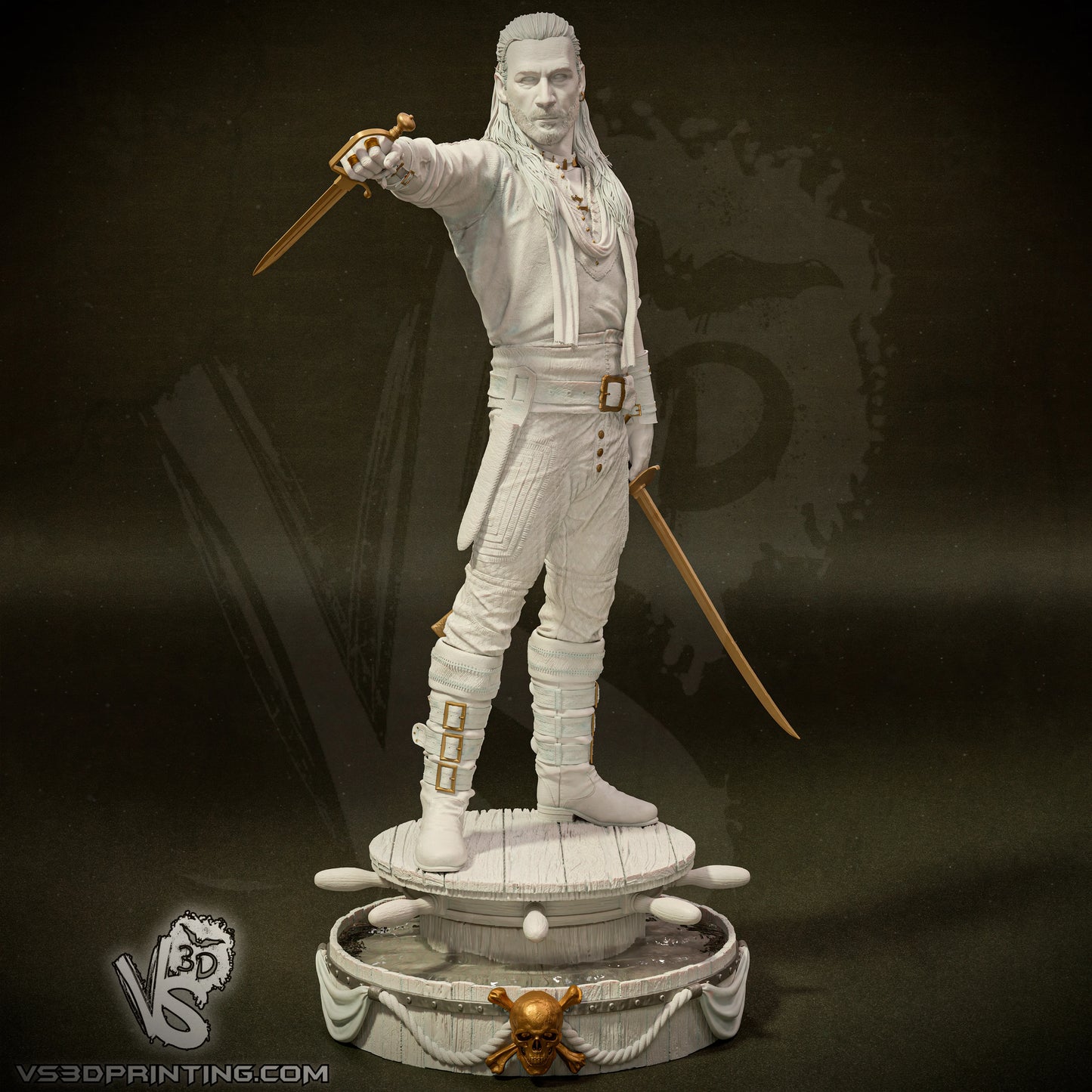 Charles Vane (Black Sails) - Sculpt - 3d Printed Model Kit