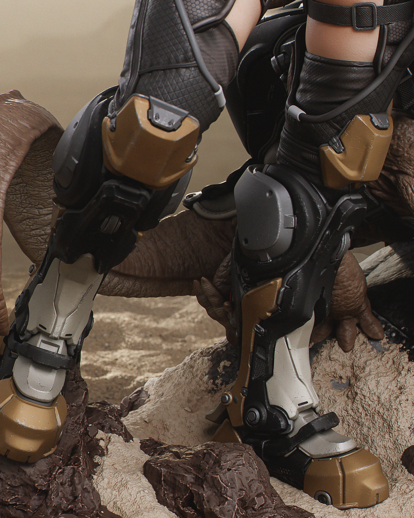 Kyla (Red Sands) - 3D Printed Model Kit - 1:6 scale (Fan Art)