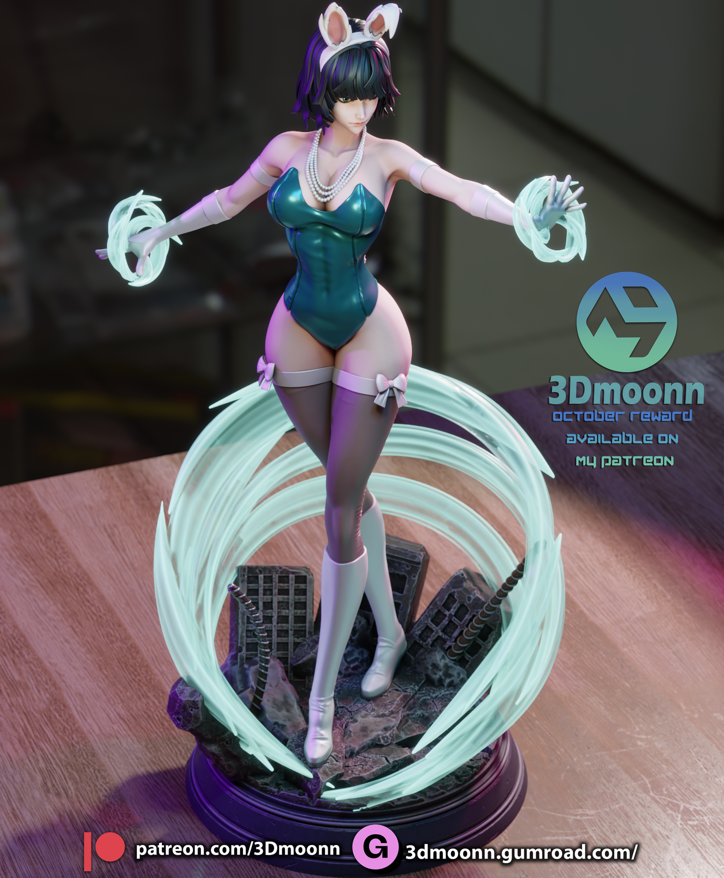Fubuki (One Punch Man) - 3d Printed 1:6 model kit (Fan Art)