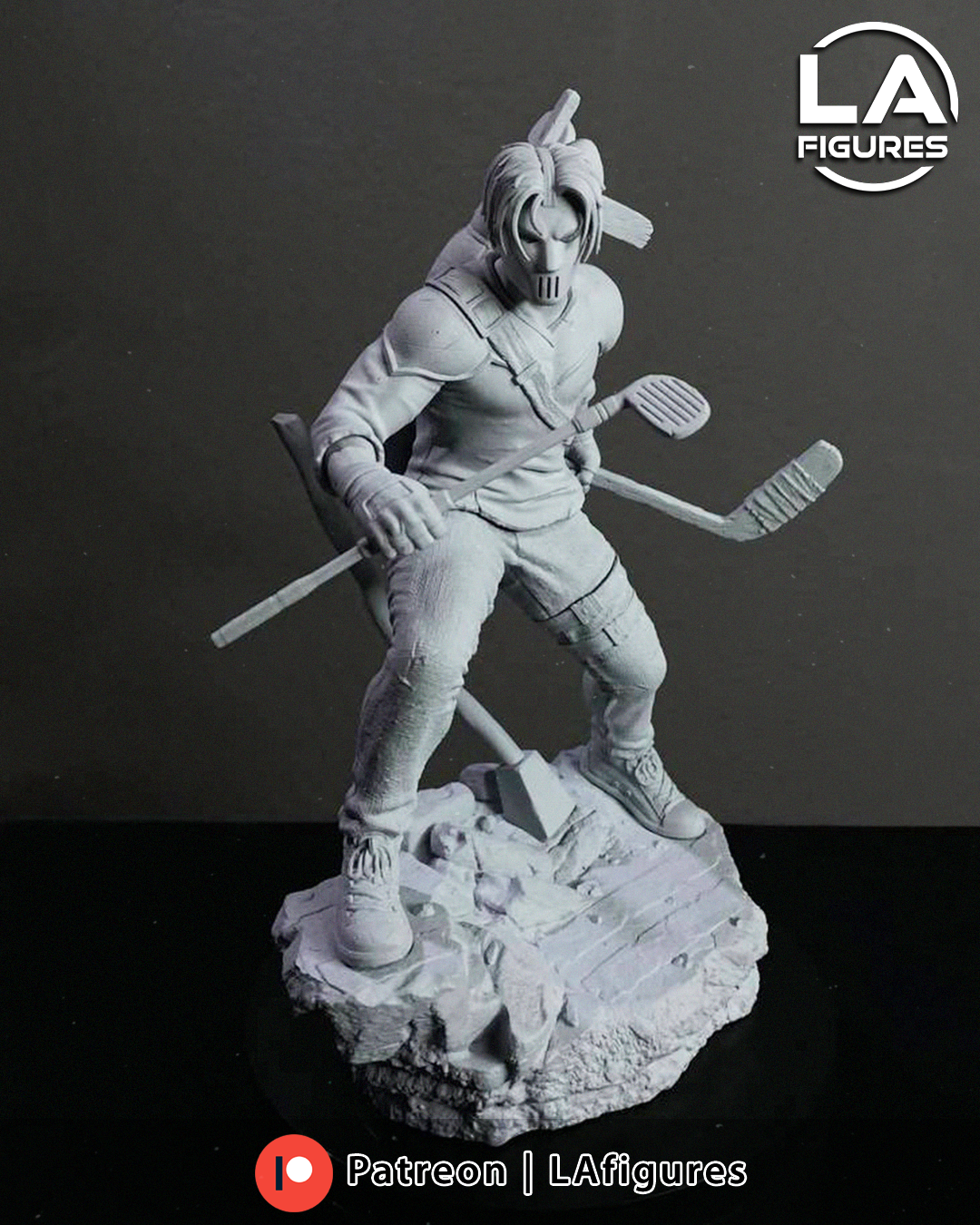 Casey Jones (TMNT) Statue - Fan Art 10 Scale (205mm) 3D Print Kit