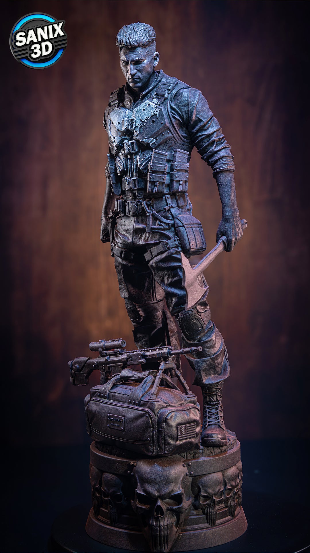 The Punisher (Frank Castle) 3D Print model - Fan Art, model kit