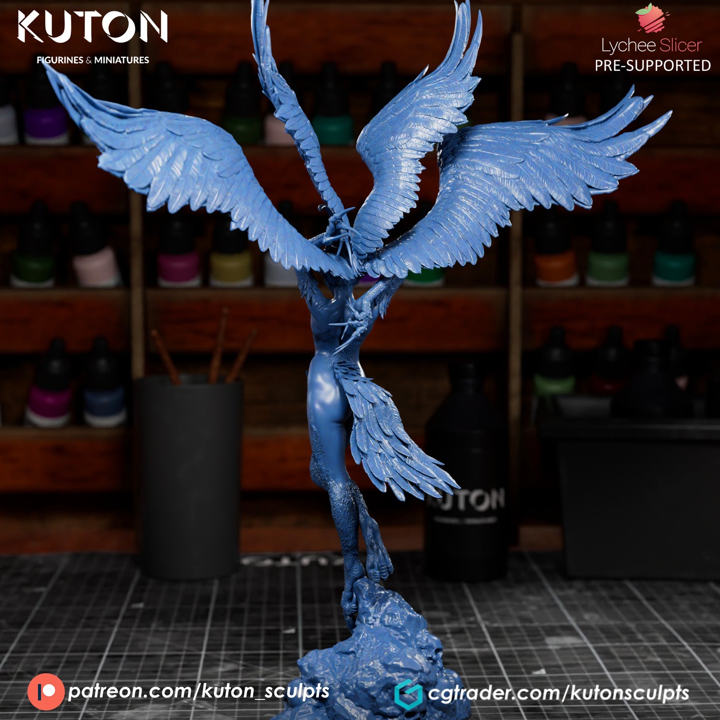 Serine Statue - 1/11 scale - 3D Print Kit
