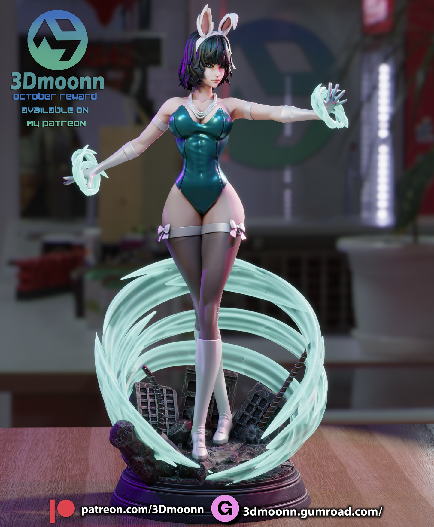 Fubuki (One Punch Man) - 3d Printed 1:6 model kit (Fan Art)