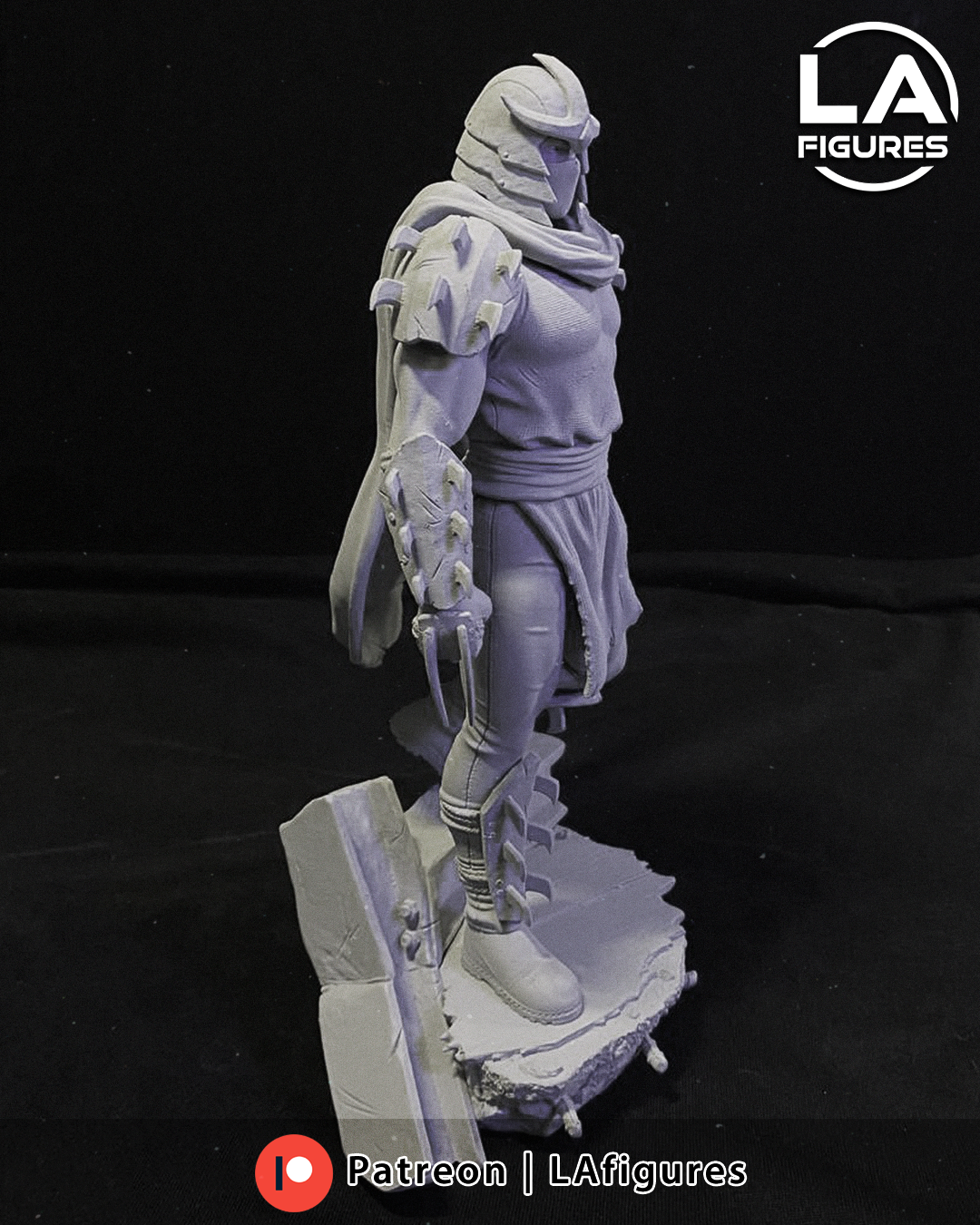 Shredder (TMNT) Statue - Fan Art 10 Scale (222mm) 3D Print Kit