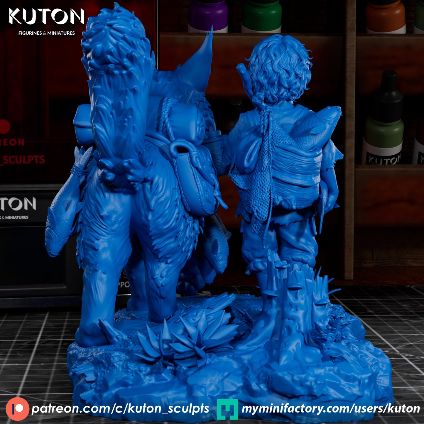 Wayferers 3D Printed Statue - Miniature and 10 Scale available