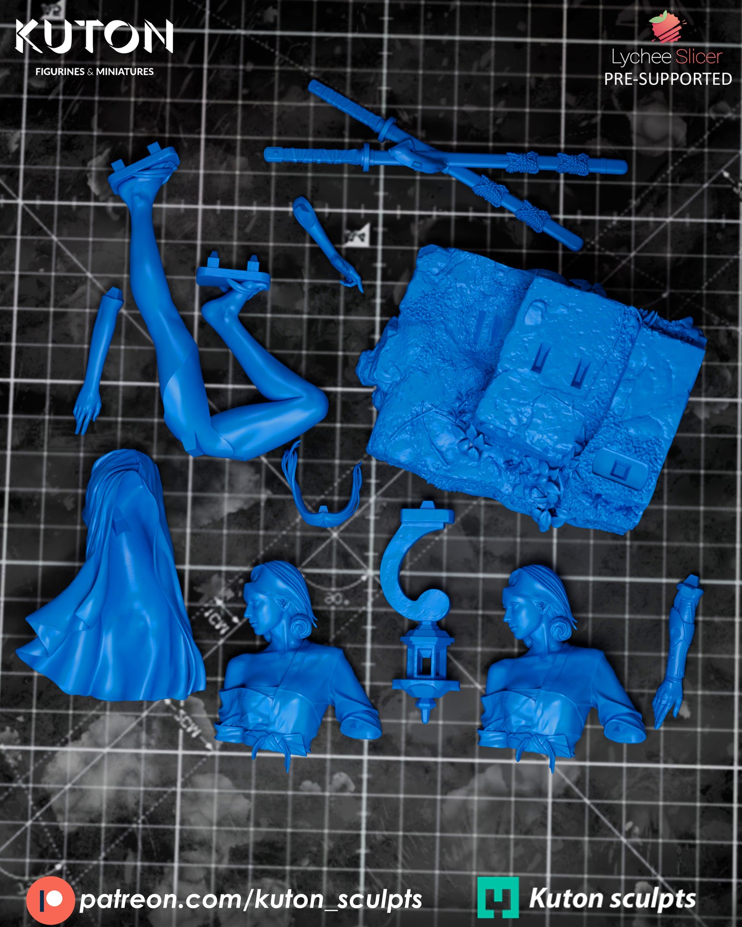 Kira Mekai - 3D Printed Model Kit - 1:10 Scale