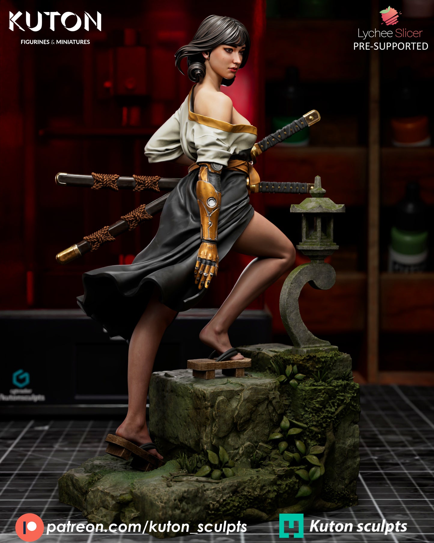 Kira Mekai - 3D Printed Model Kit - 1:10 Scale