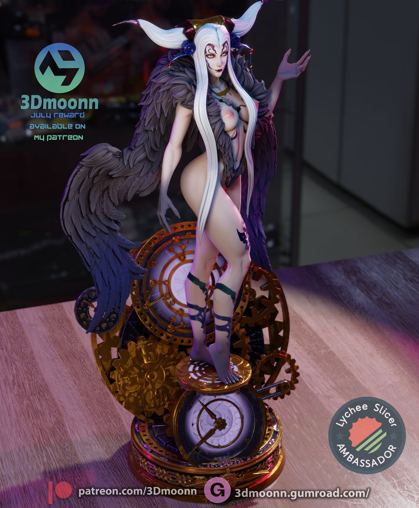 Ultimecia (Final Fantasy) - 3d Printed 1:6 model kit (Fan Art)