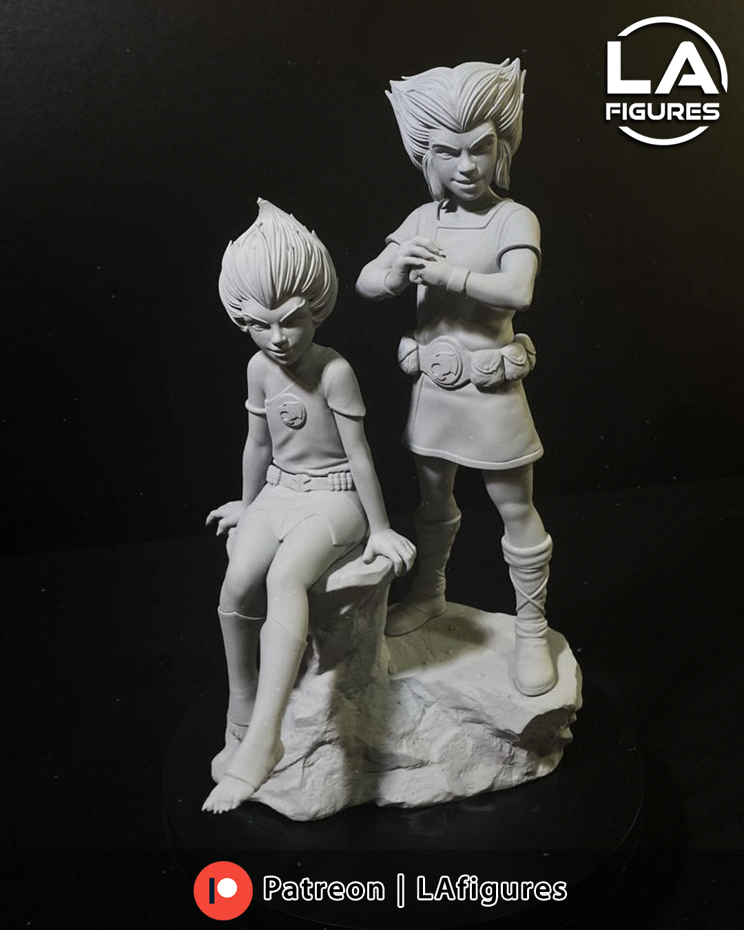 Willy Kit & Willy Kat (Thundercats) Statue - 3D Print Fan Art