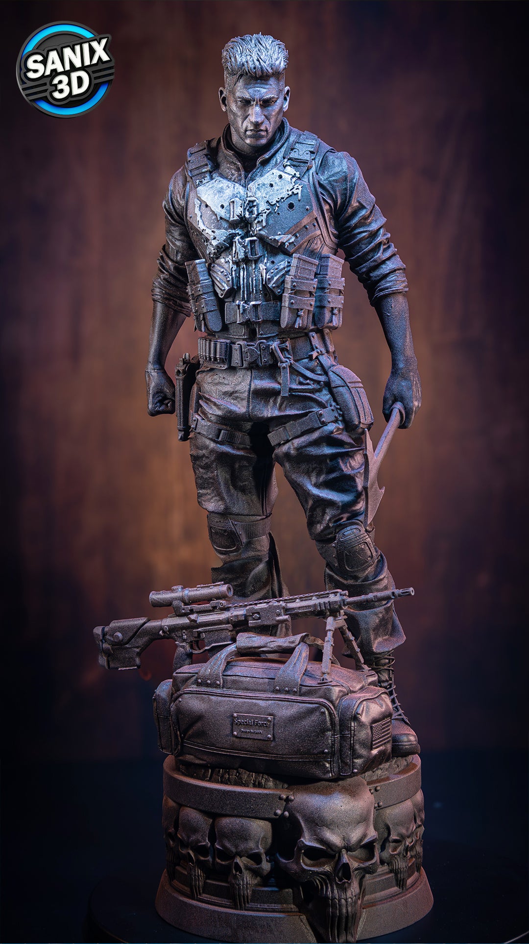 The Punisher (Frank Castle) 3D Print model - Fan Art, model kit