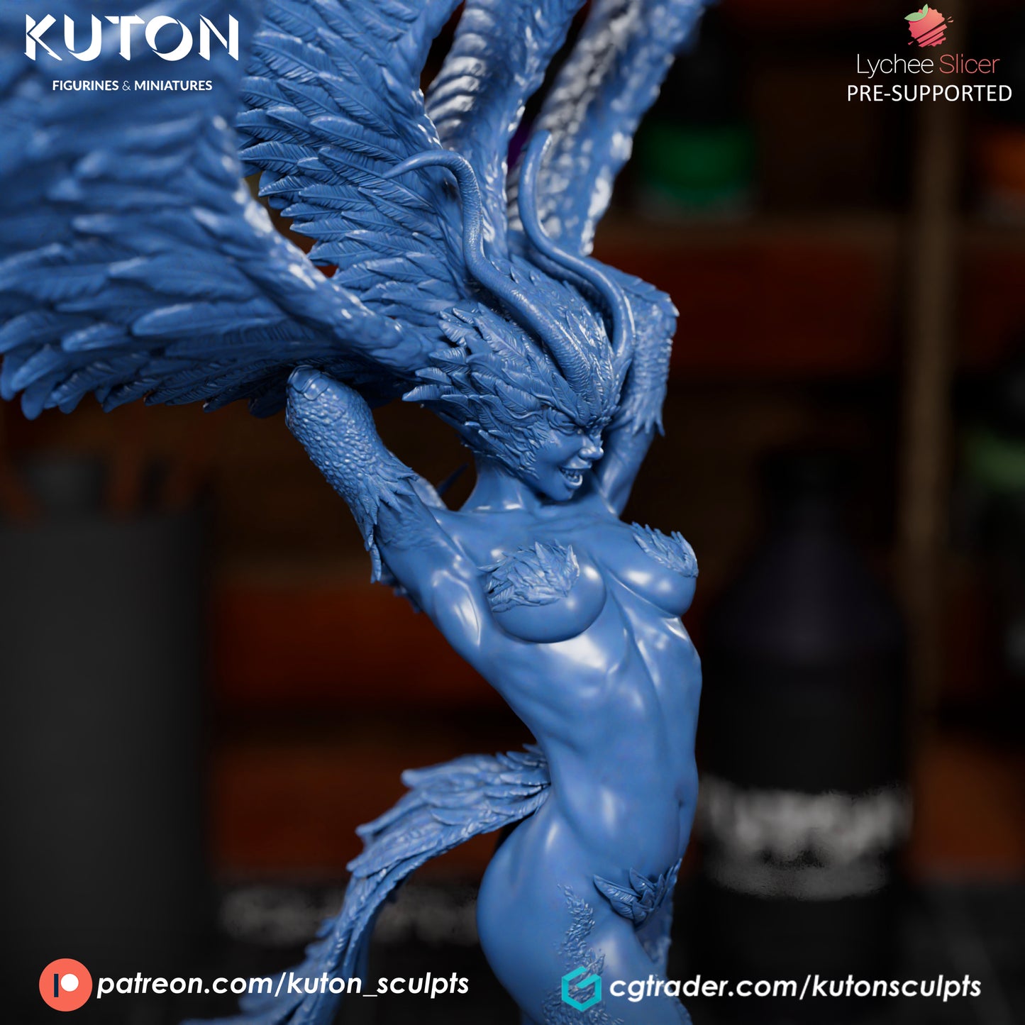 Serine Statue - 1/11 scale - 3D Print Kit