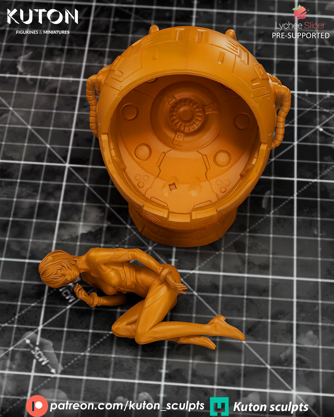 Rei Ayanami - Evangelion 3D Printed Model Kit 10 Scale