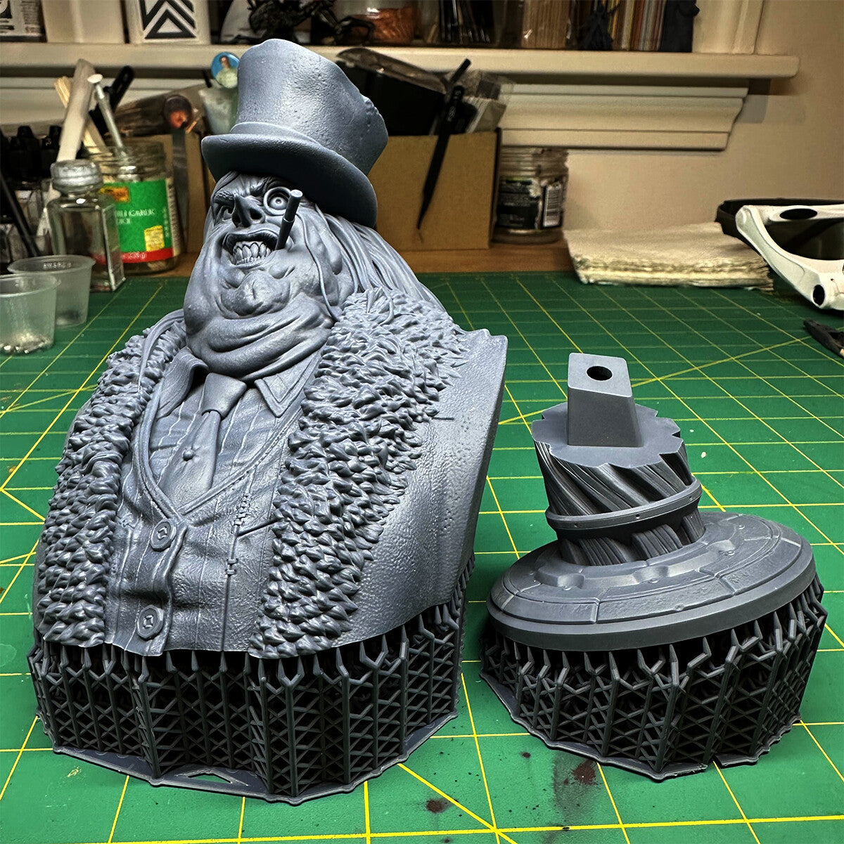 The Penguin Bust - 100 to 200mm 3D Print (Fan Art)