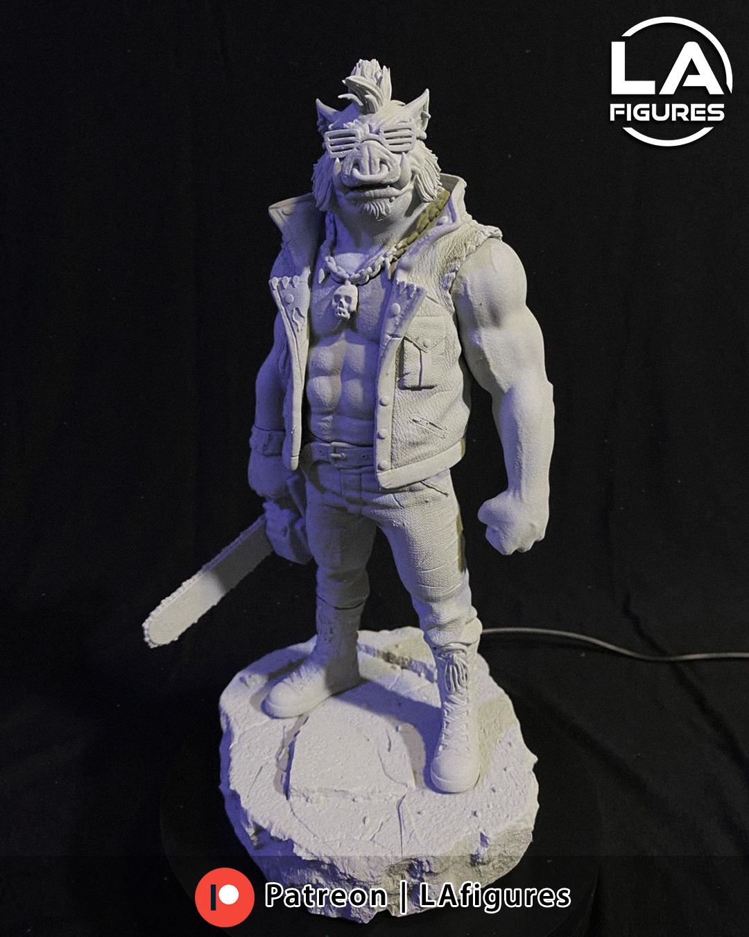 Bebop (TMNT) Statue - Fan Art 10 Scale (205mm) 3D Print Kit