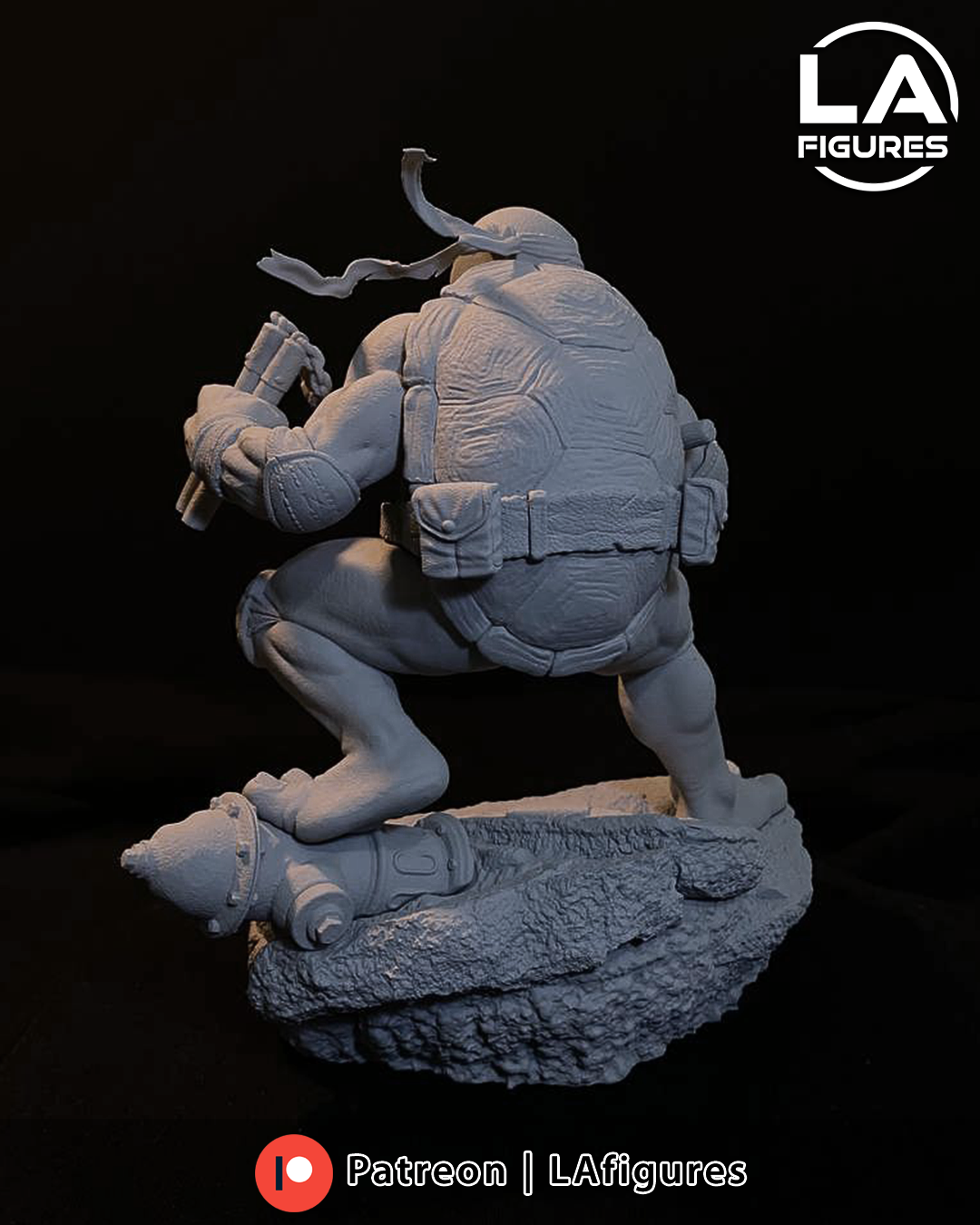 Michelangelo (TMNT) Statue - Fan Art 10 Scale (167mm) 3D Print Kit