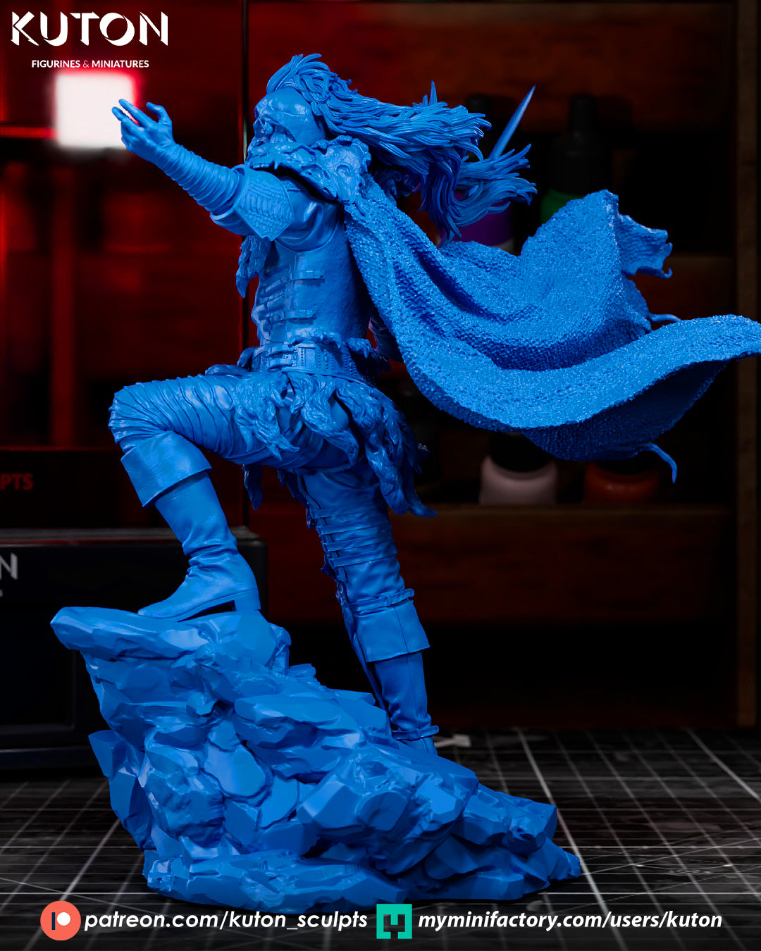 Kurgan (Highlander) - 3D Printed Model Kit - 1:10 Scale