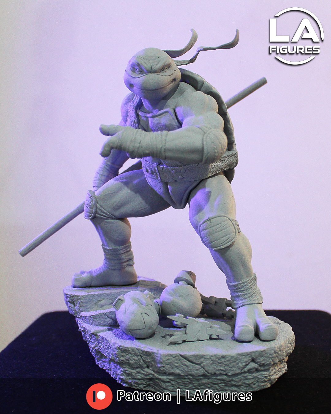 Donatello (TMNT) Statue - Fan Art 10 Scale (177mm) 3D Print Kit