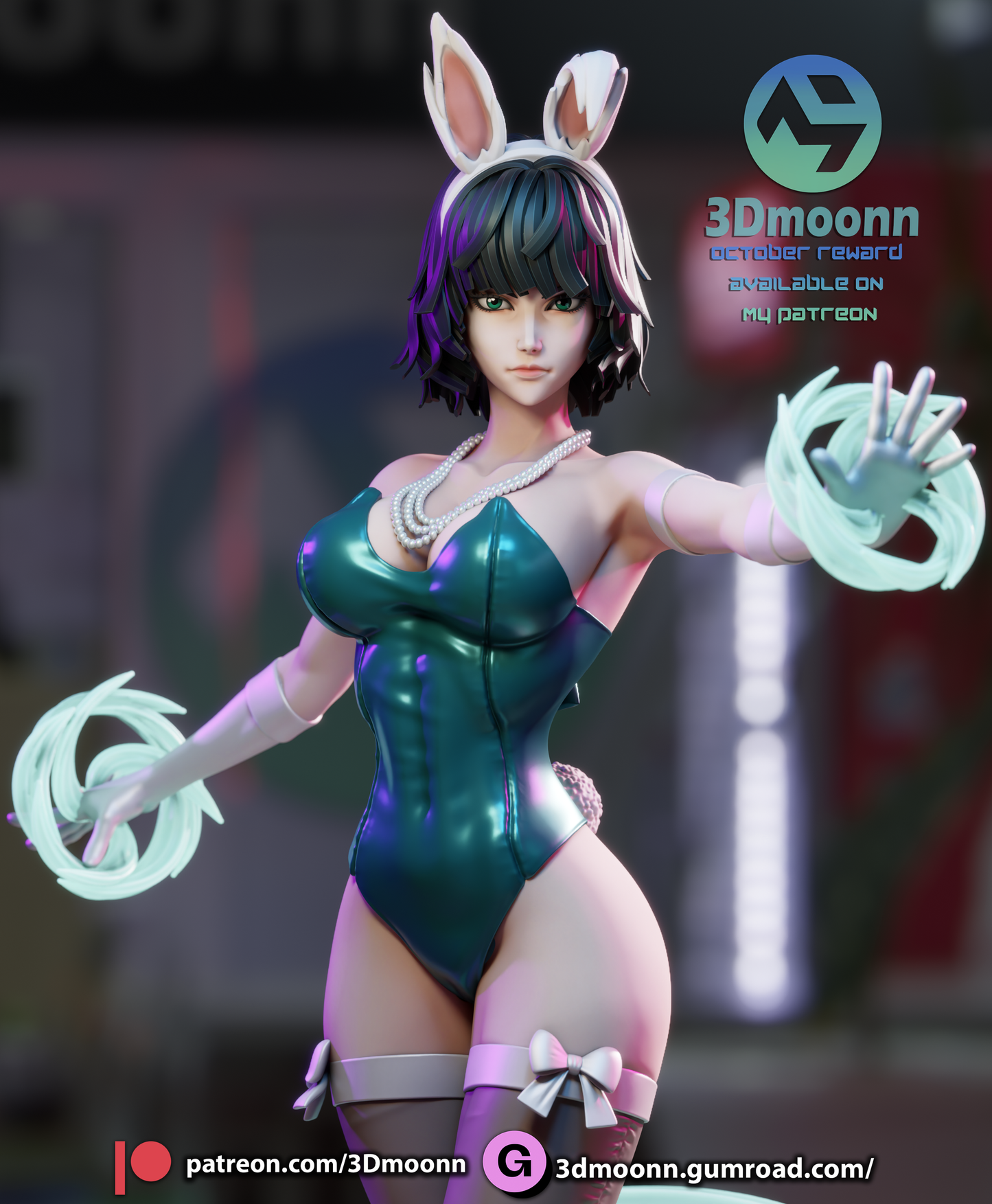 Fubuki (One Punch Man) - 3d Printed 1:6 model kit (Fan Art)