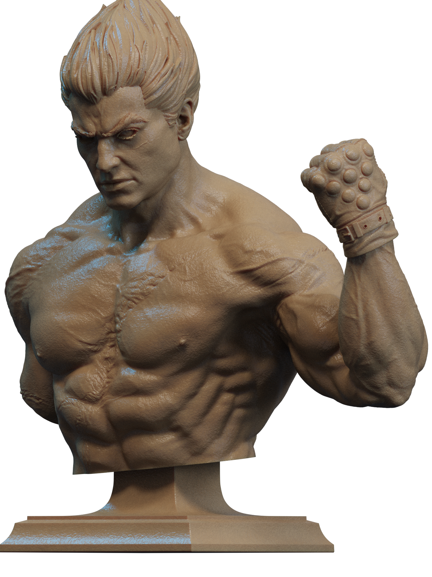 Kazuya - 3d Printed Model Action / Museum pose statue - 9 and 6 scale