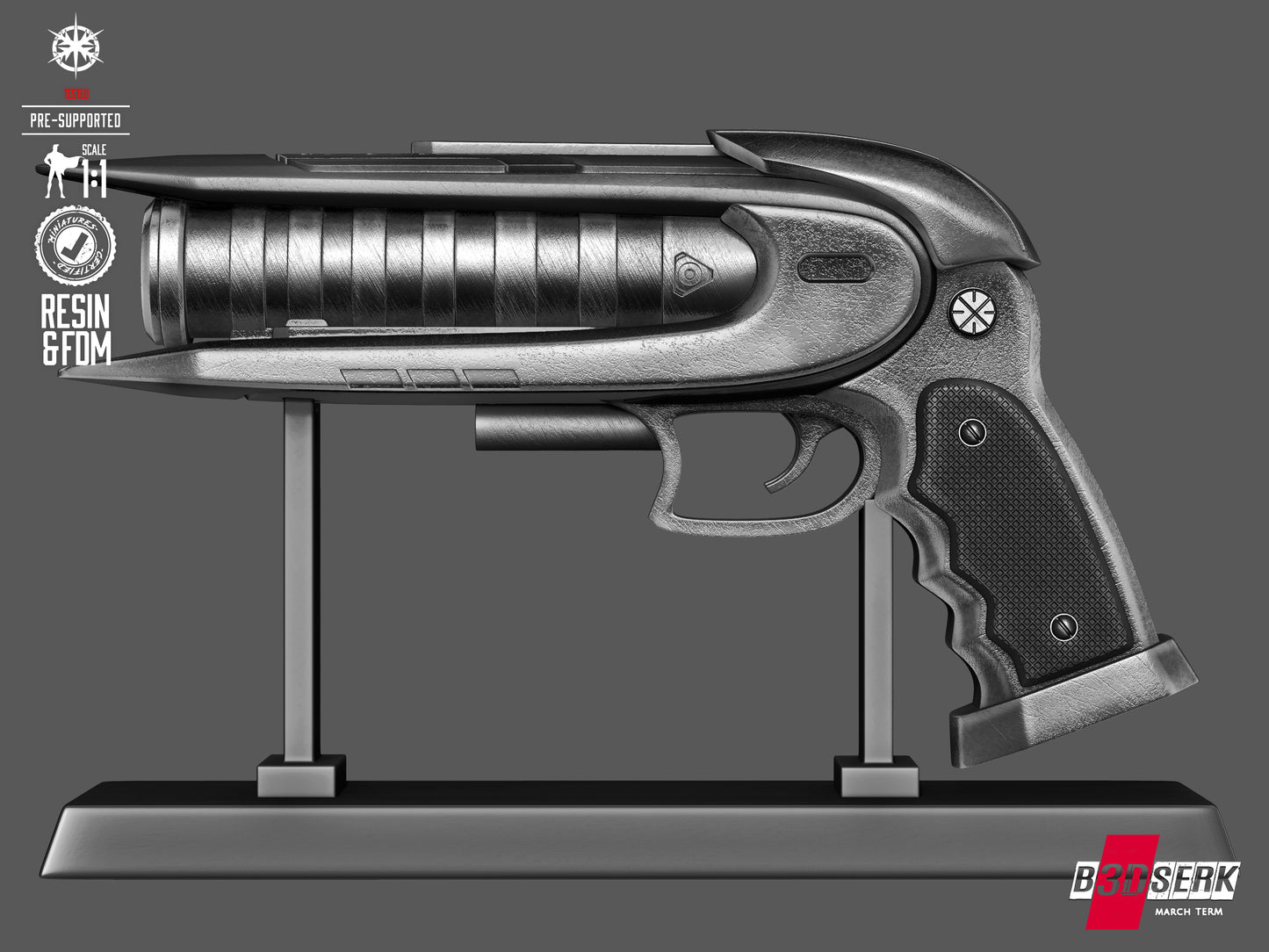 Captain Cold Blaster - 3D Printed Model Kit - 1:1 Scale