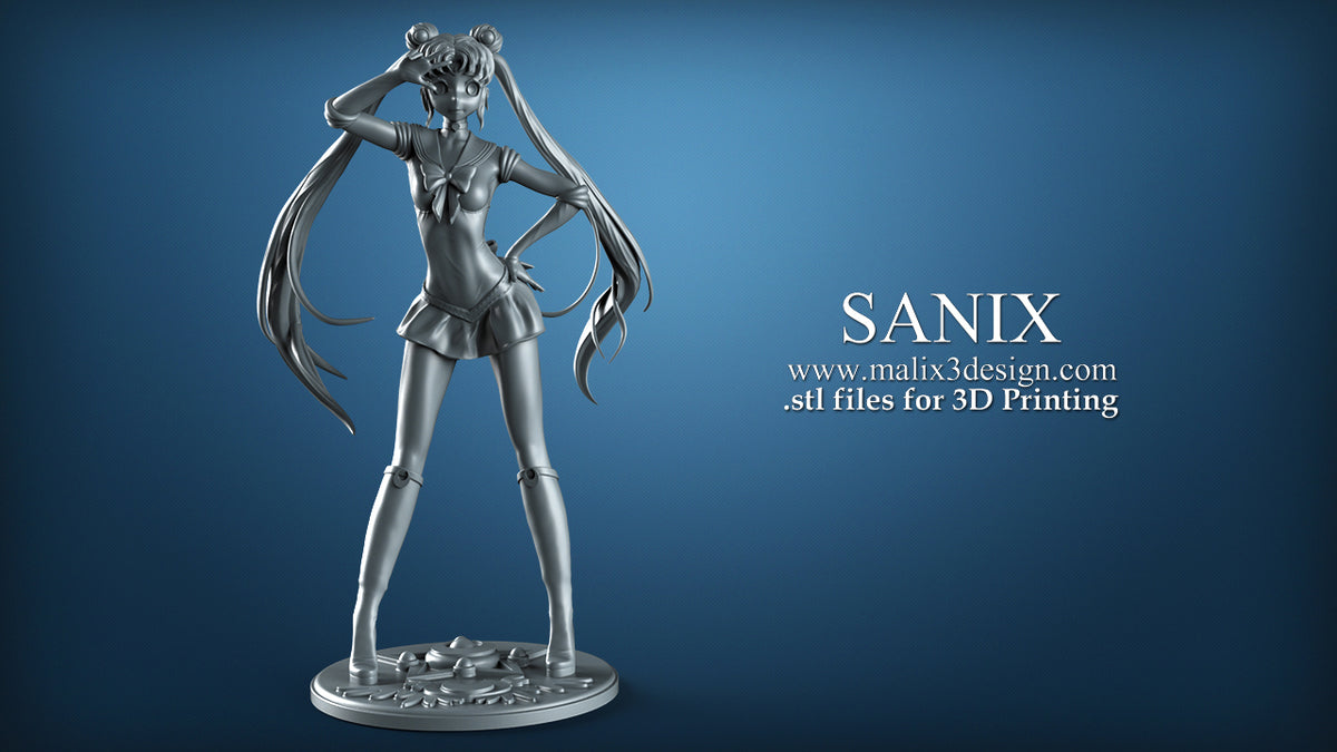 Sailor Moon Anime / Manga - 3D Print, Unpainted, Unassembled 300mm