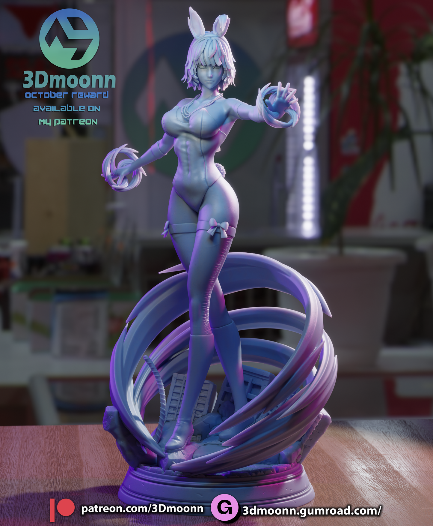 Fubuki (One Punch Man) - 3d Printed 1:6 model kit (Fan Art)