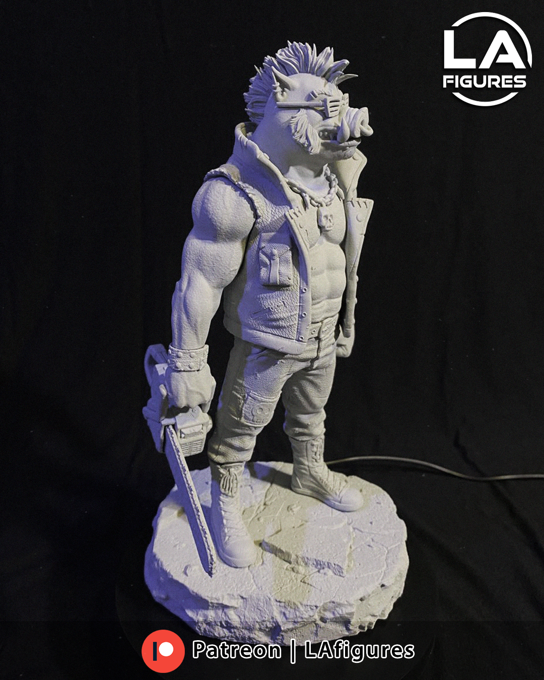 Bebop (TMNT) Statue - Fan Art 10 Scale (205mm) 3D Print Kit