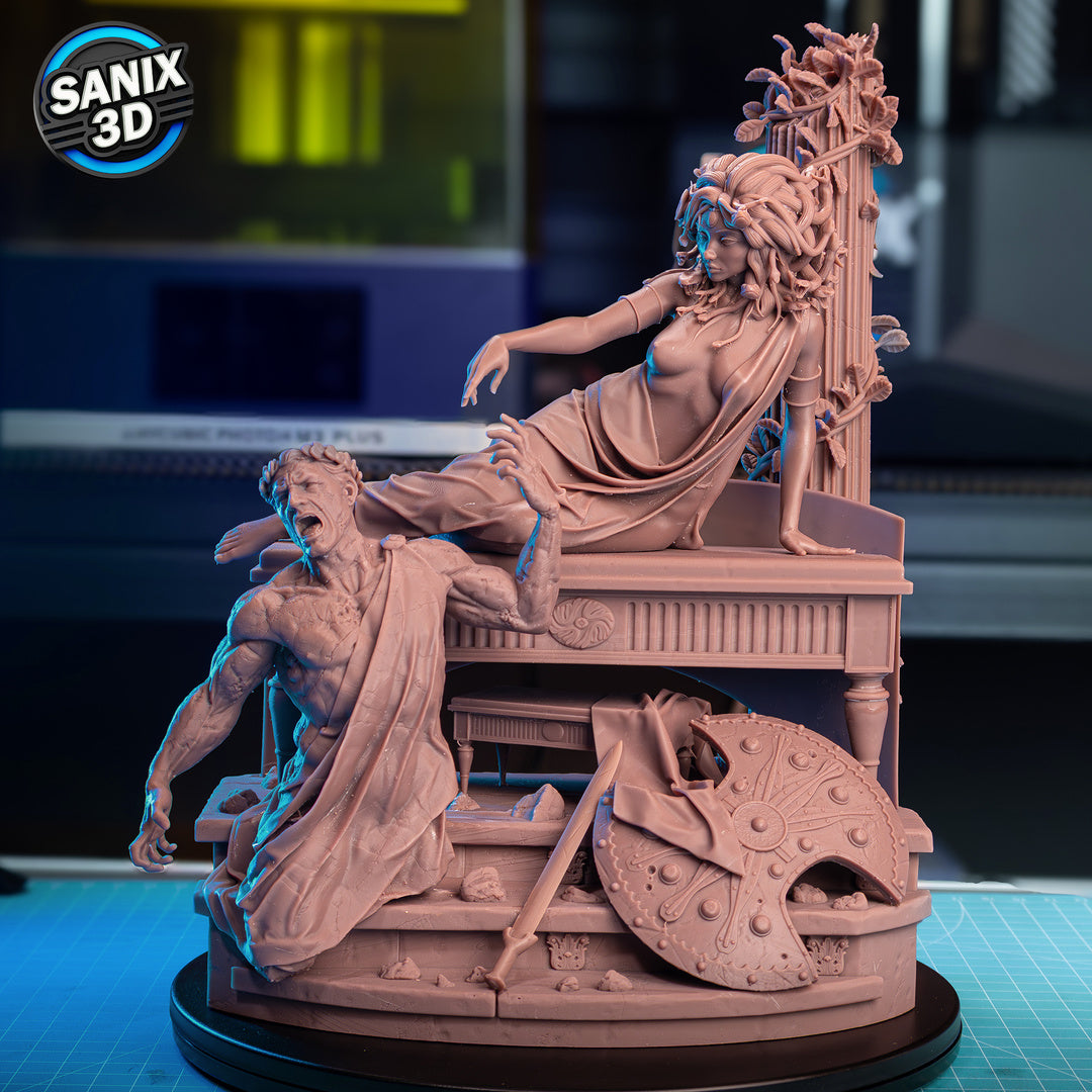 Medusa - 3D Printed Model Statue Kit - 8 Scale